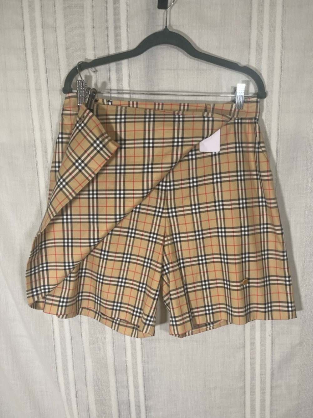 Burberry Golf Nova Check Skort Sz 10 | Iconic Plaid Designer Skirt Shorts - Picture 4 of 7